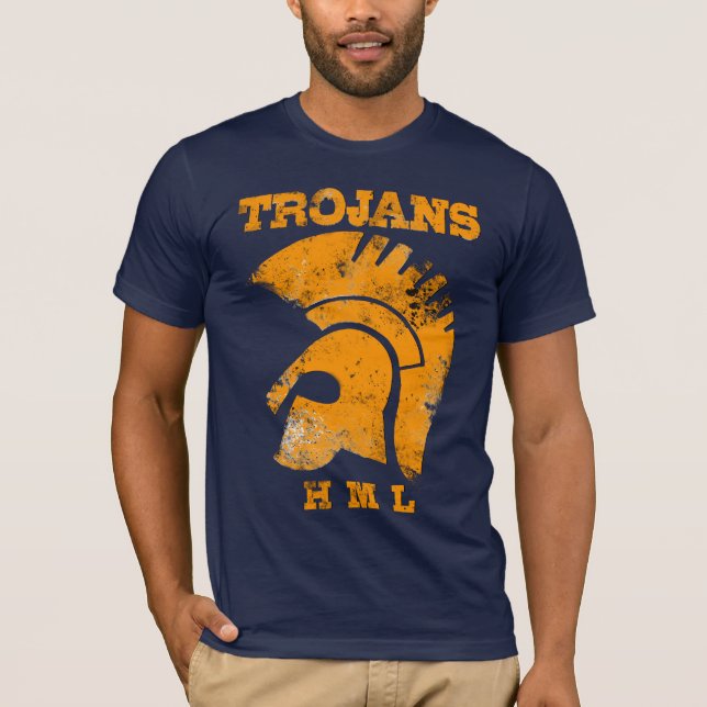 Trojan - manar grundläggande dräkt för T Tee Shirt (Framsida)