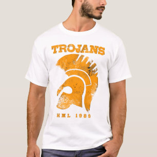 Trojan manar T - förstörd T-skjorta T-shirt