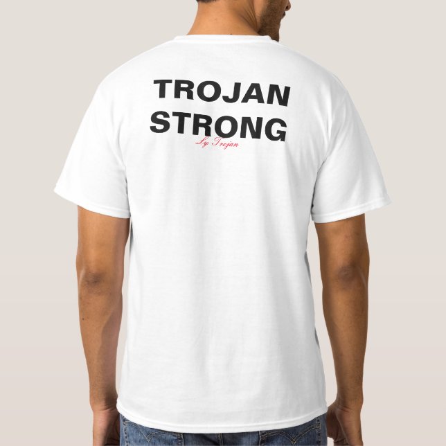 Trojan Strong Premium Shirt T Shirt (Baksida)