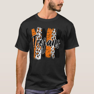 Trojans School Sportfantast Team Spirit Mascot T Shirt