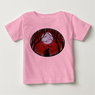 Tröjförälskare i småbarnsåldern Hoodie Fet katt ba Tee Shirt
