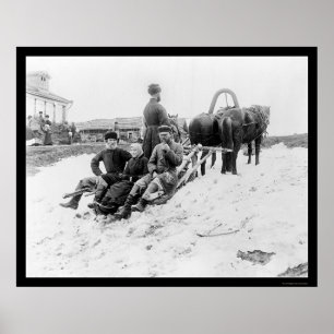 Trojka Travel i Ryssland 1880 Poster