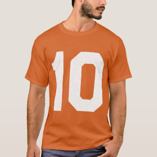 Tröjnummer 10en Athletic Sports vän T Shirt