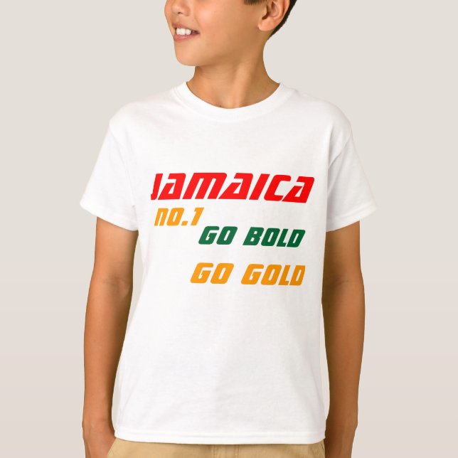 Tröjskjortor i Jamaica-olympiaden T-shirt (Framsida)