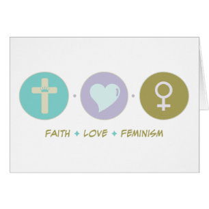 Trokärlekfeminism Hälsningskort