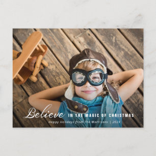 TROLIEVE   Vitt textöverlägg, julklapp Vykort