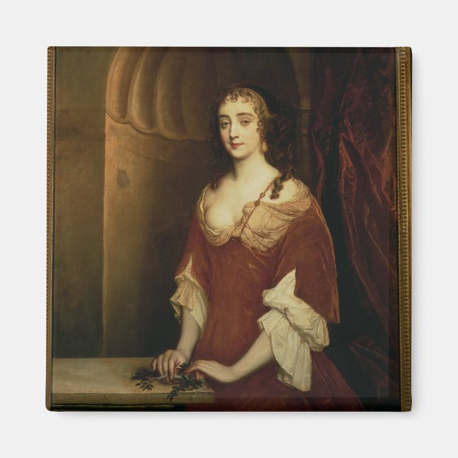 Trolig porträtt i Nell Gwynne (1650-87), mistre Magnet (Framsidan)