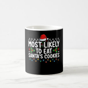 Troligast att äta Tomtens kakor jul Kaffemugg