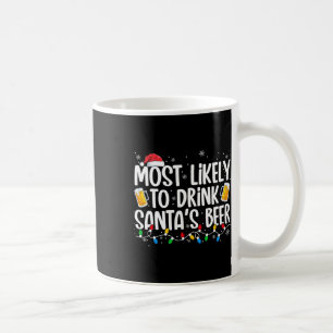 Troligast att dricka tomtens öl Kul jultröja Kaffemugg