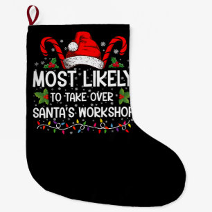 Troligast att ta över tomtens verkstad Xmas Stor Julstrumpa