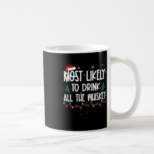 Troligast dricker all whiskey juldryck kaffemugg (Höger)