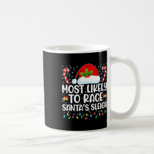 Troligast för Tävling Santa's Sleigh Family Christ Kaffemugg