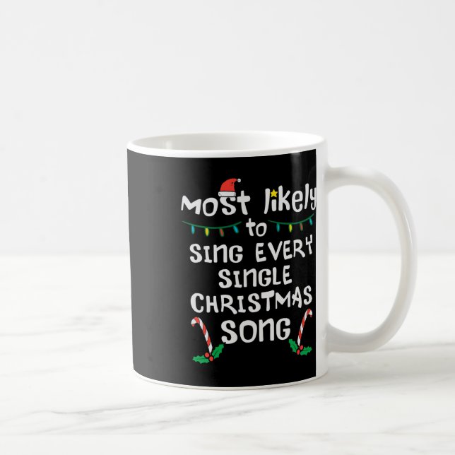 Troligast sjunger varje julvisa Xmas Familj  Kaffemugg (Höger)