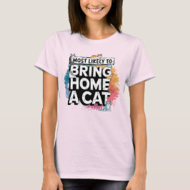 🐱 troligast ta hem en katt | Cat Mamma Pappa T Shirt