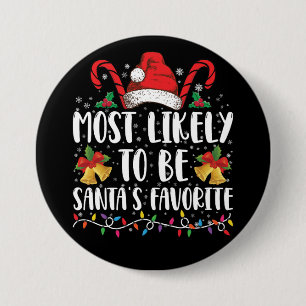 Troligen är Santa's favoritroliga jul Knapp