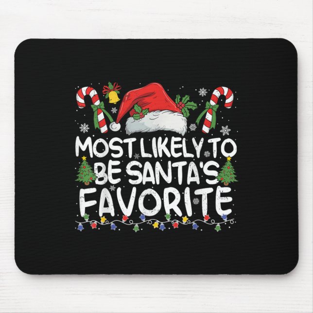 Troligen är Tomtes favoritmatchande jul Musmatta (Framsidan)
