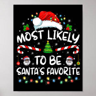 Troligen att vara jul tomtens favorit roliga famil poster