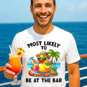 Troligen befinna sig på kryssningsfartyget Pub T Shirt
