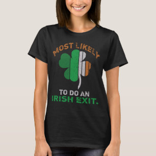 Troligen göra ett irländskt utträde St Patrick Quo T Shirt