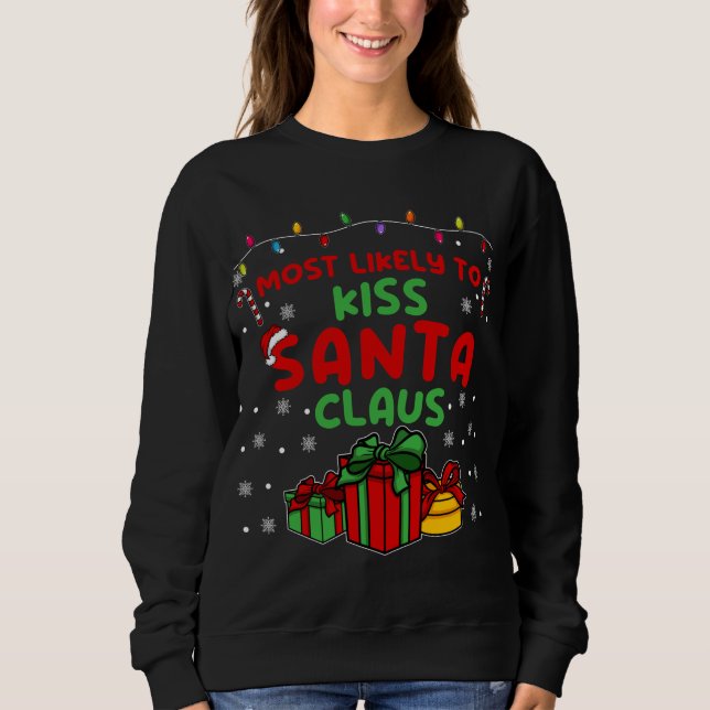 Troligen Kiss Jultomten T Shirt (Framsida)