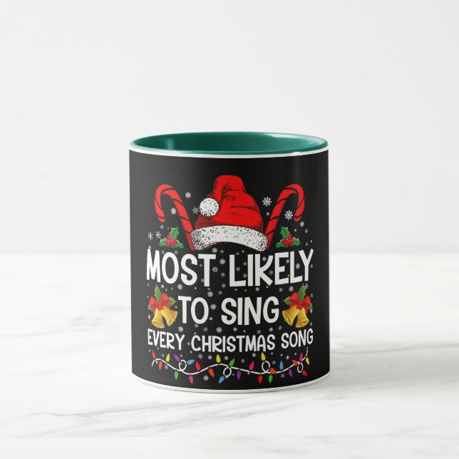 Troligen sjunger varje julsång Xmas-familj  Mugg (Center)