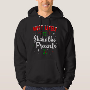 Troligen skakar julfamiljen i Presenter Hoodie