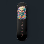 *~* Troll AP89 Hippie Neon Black Initialer Flower Mini Skateboard Bräda 18,5 Cm<br><div class="desc">(Sökkod AP89 för Troll-objekt och AP88 för medeltida temaobjekt ) Överför enkelt till andra Zazzle-produkter. BLACK-bakgrundsskateboard. Hippie NEON-färgen klickar bara på Anpassa/anpassa INITIALER/MONOGRAM. Lilla Lång Hair Troll. Bright RAINBOW neon färg. Det här är en populär trenddesign för någon som kärlek hela sak TROLL. Det här är ett spännande konstnärligt kreativ,...</div>