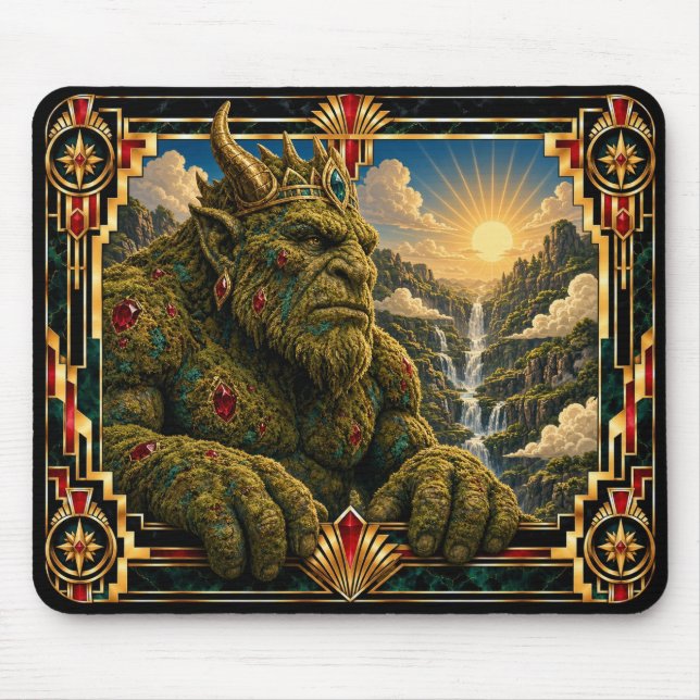 Troll, Art Deco Myttisk Musmatta (Framsidan)