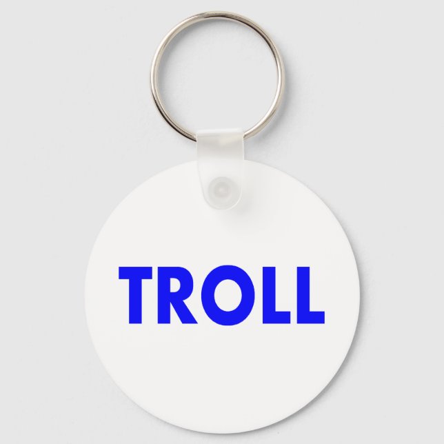 Troll Blue Nyckelring (Framsida)