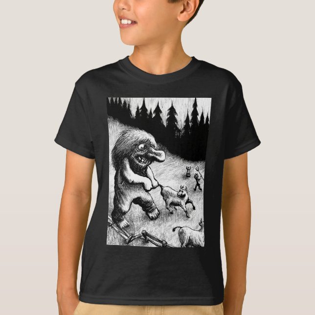 troll-clipart-13 t-shirt (Framsida)