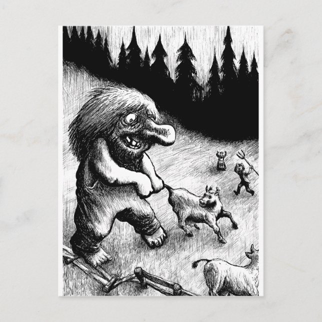 troll-clipart-13 vykort (Framsida)