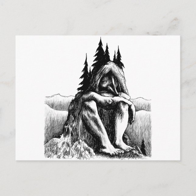 troll-clipart-14 vykort (Framsida)