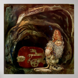 “Troll Door” by John Bauer Poster