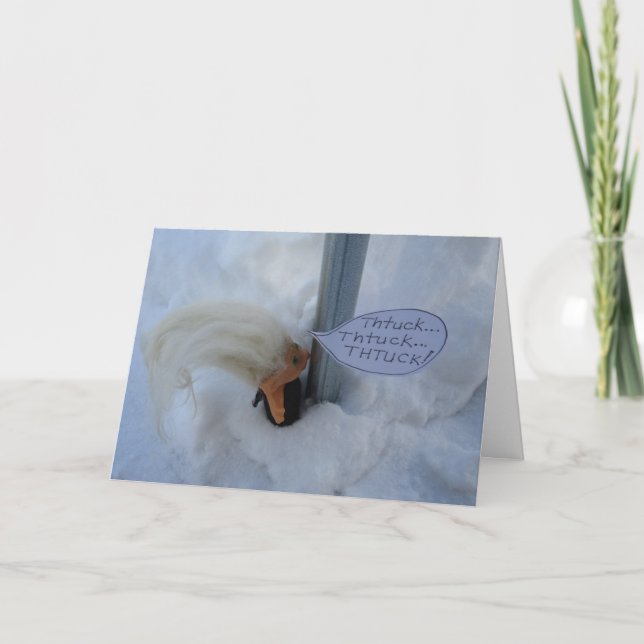 Troll fastnade i en polera. kort (Framsida)