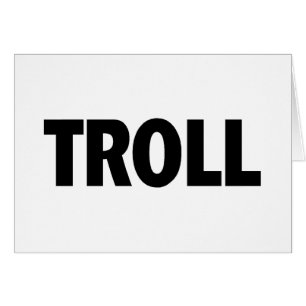 Troll Hälsningskort