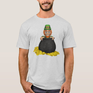 Troll kruka av den guld- T-tröja T-shirt