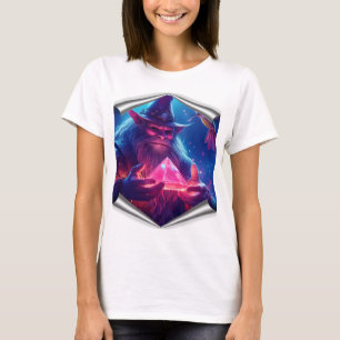 Troll med glaspyramid och hummingfåglar t shirt