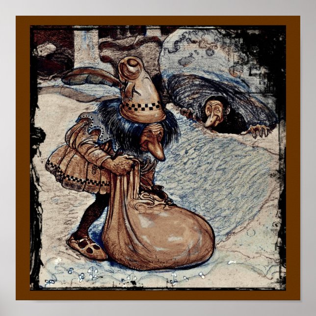 Troll med hans hand i en bag poster (Framsidan)