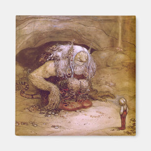 Troll med Little Boy Magnet