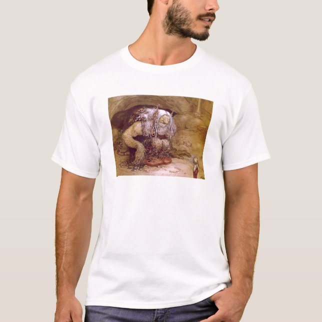 Troll med Little Boy T Shirt (Framsida)