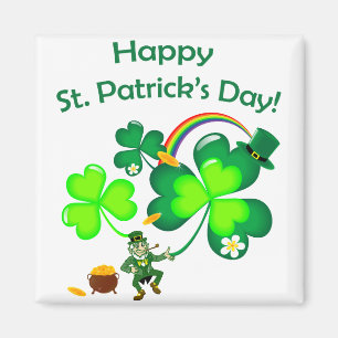 Troll och Shamrock Magnet