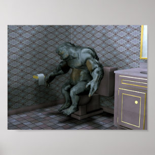 Troll på bunken poster