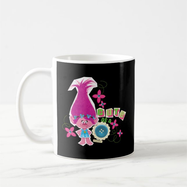 Troll Poppy as a Button Kaffemugg (Vänster)