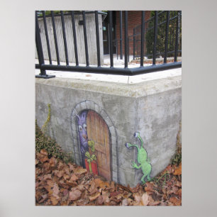 troll presenting sluggo poster