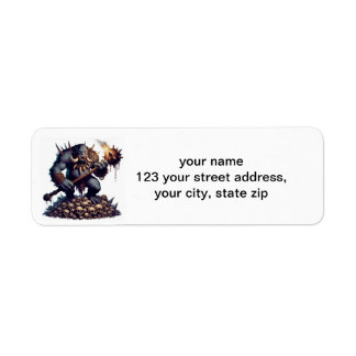 Troll Returadress Etikett