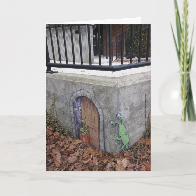 troll som gifting kort (Framsida)