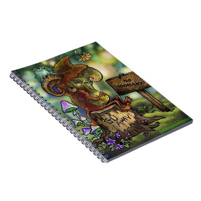 Troll Stump "No Humans" Anteckningsbok (Högra Sidan)