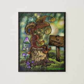 Troll Stump "No Humans" Pussel