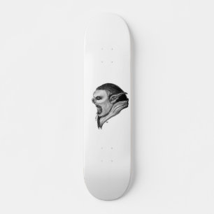 Troll svartvit design skateboard bräda 20,5 cm