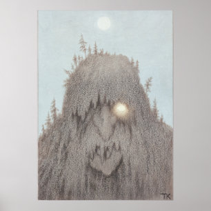 Troll Theodor Kittelsen Poster